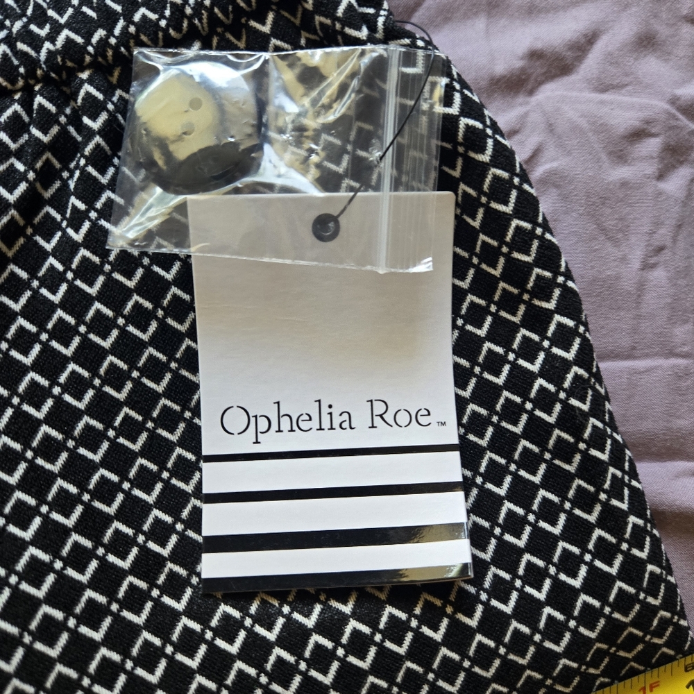 Ophelia Roe NWT Geometric Pattern Pants - Picture 6 of 8
